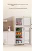 Zhigao Retro Double Door Refrigerator, Large Capacity, Energy Efficient for Home and Dorm Use