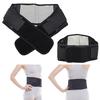 New Spontaneous Heating Waist Brace Magnetic Therapy Support Protection Belt (Color Black)