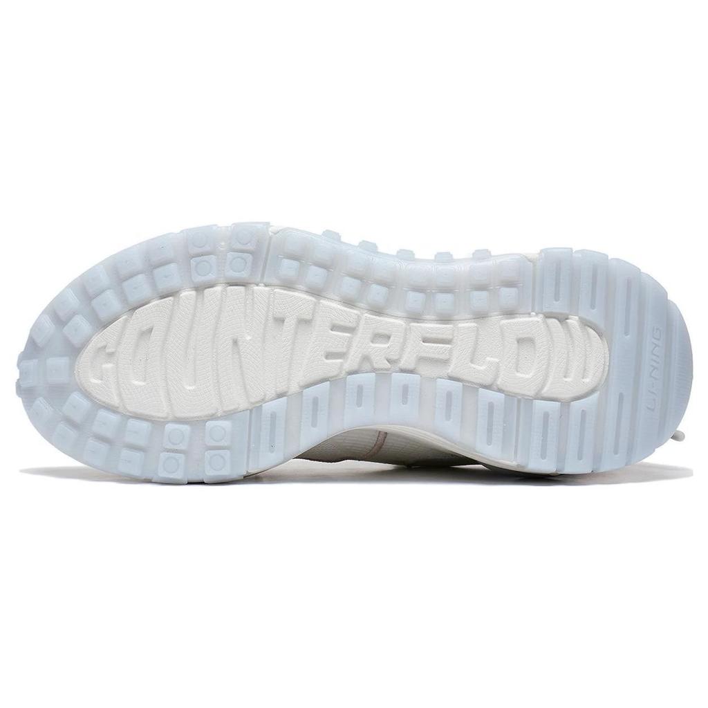 Кроссовки женские Li Ning CF Trail Series Star Track с нескользящей износостойкой подошвой, цвет Cloud-White AGLT074-1