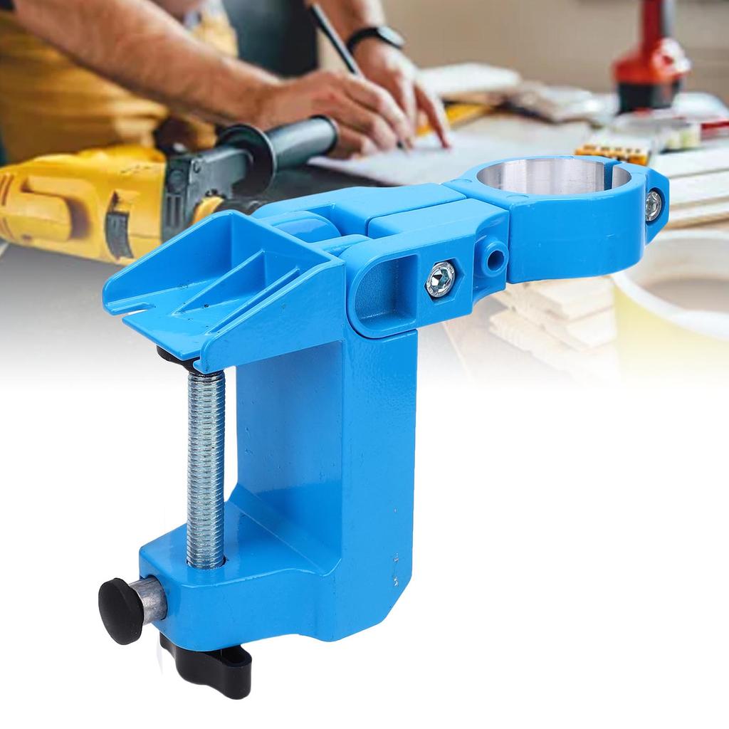 Тиски для верстака Стойка для электродрели 360 градусов Сплав алюминия Держатель для настольной дрели Кронштейн