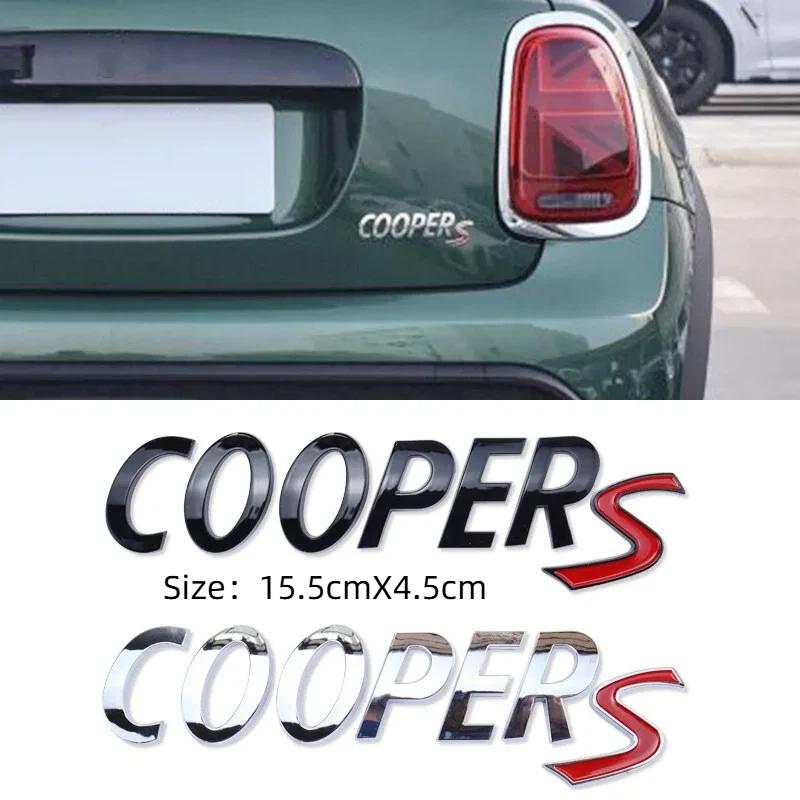 3D Metal Car Rear Trunk Emblem Decal Door Fender Badge Sticker For R55 R56 R60 R61 F54 F55 F56 F60 S D SD
