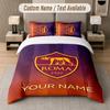 AS Roma Design Bedding Set Custom Text 1 Duvet Cover & 2 Pillow Cases