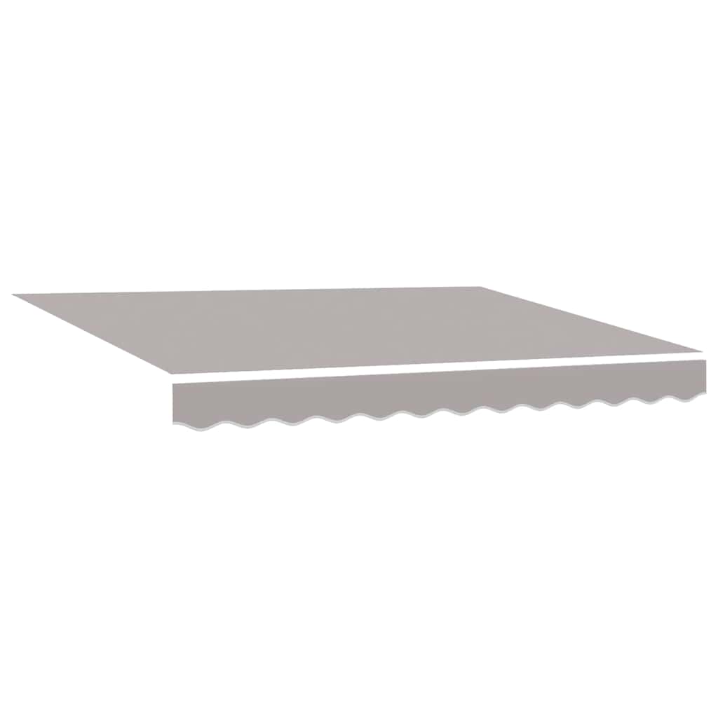 Replacement Canopy Fabric Light Grey 2.5 x 2 m Polyester
