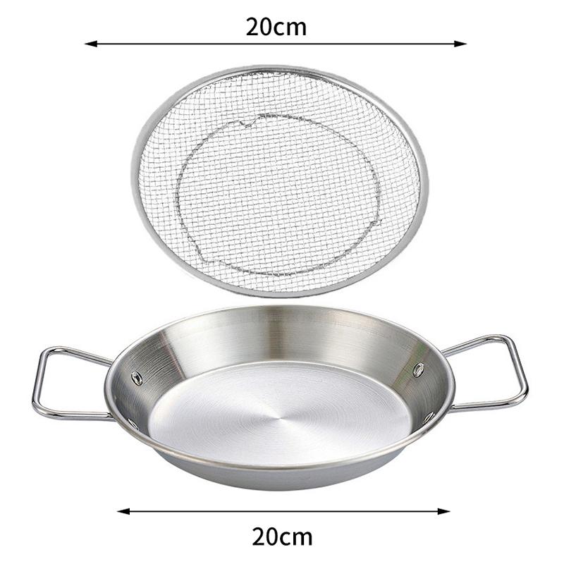 Kitchen Oil Strainer Pan Stainless Steel Frying Oil Strainer Pan Fine Mesh Strainer Basket For Frying Bbq Food French Fries