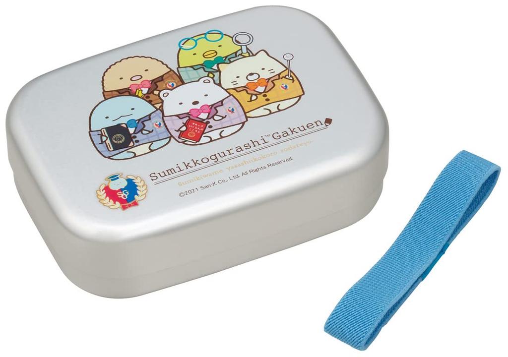 Ланч-бокс Skater Aluminum 370 мл Sumikko Gurashi School Girls Made in Japan Children ALB5NV-A