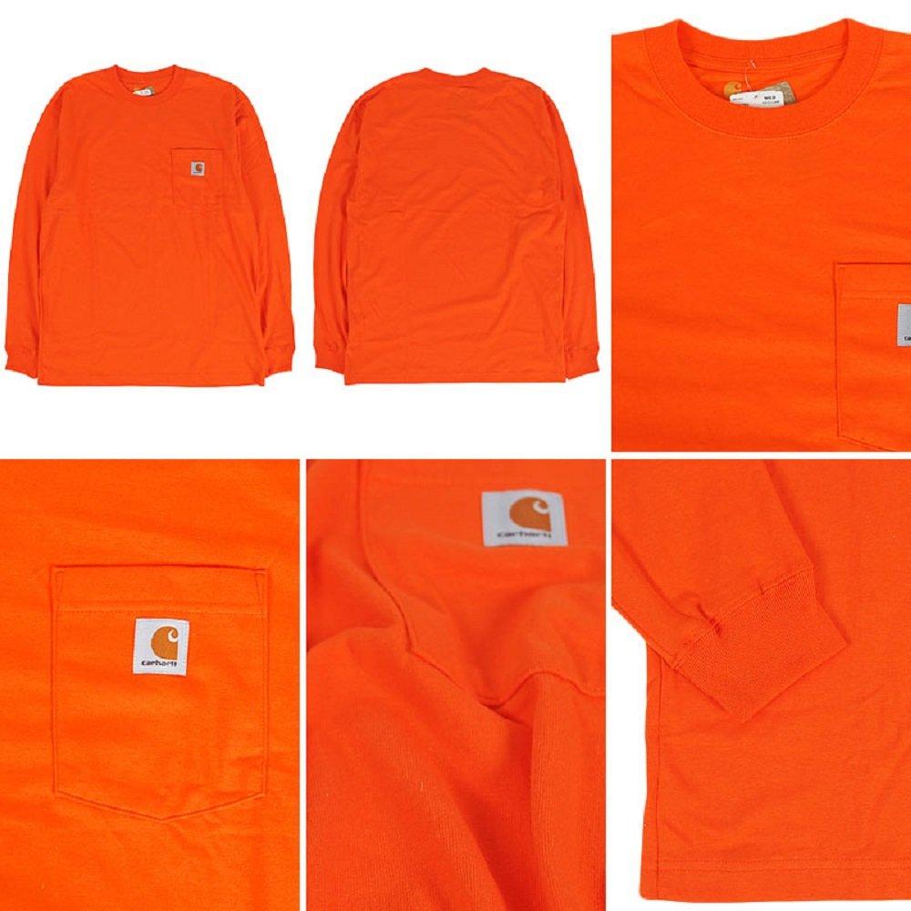 CARHARTT WORK WEAR POCKET TEE Long Sleeve K126 Heather (Carhartt) / L/S T-shirt (L, Gray) [Item]