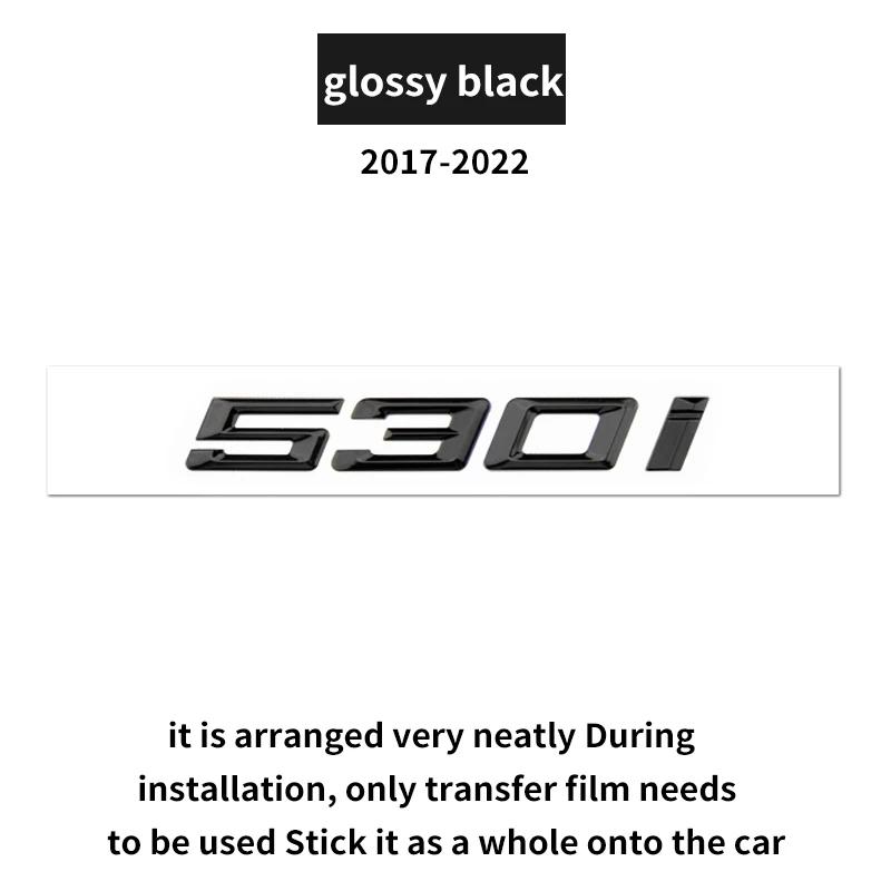 Suitable for BMW 5 Series G60 G30 F10 F11 520d 525i G61 530d 530e 540i 528 535i GT F07 rear emblem car numerical letters