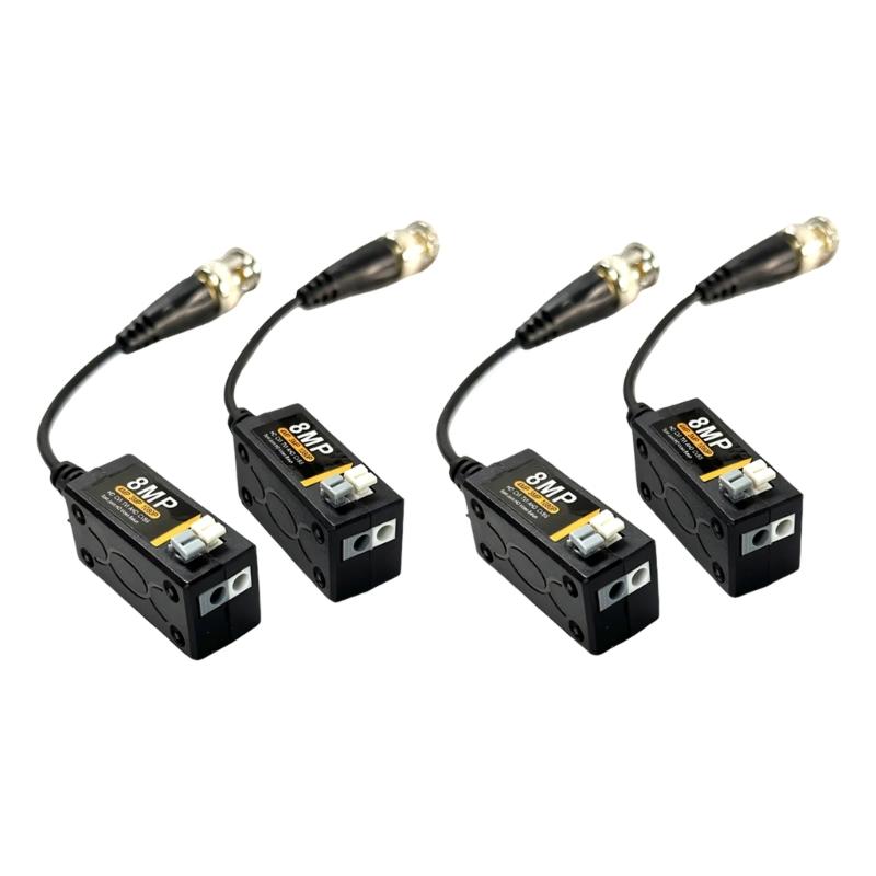 Professional BNC To Networking Cable Converter Supports 8MP Video With Strong Interferences proof