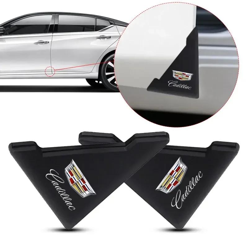 2pcs Car Door Bumper Strip Anti-Collision Sticker for Cadillac ATS CTS DTS STS SLS SLR XLR BLS Seville Tiburon CT6 Accessories