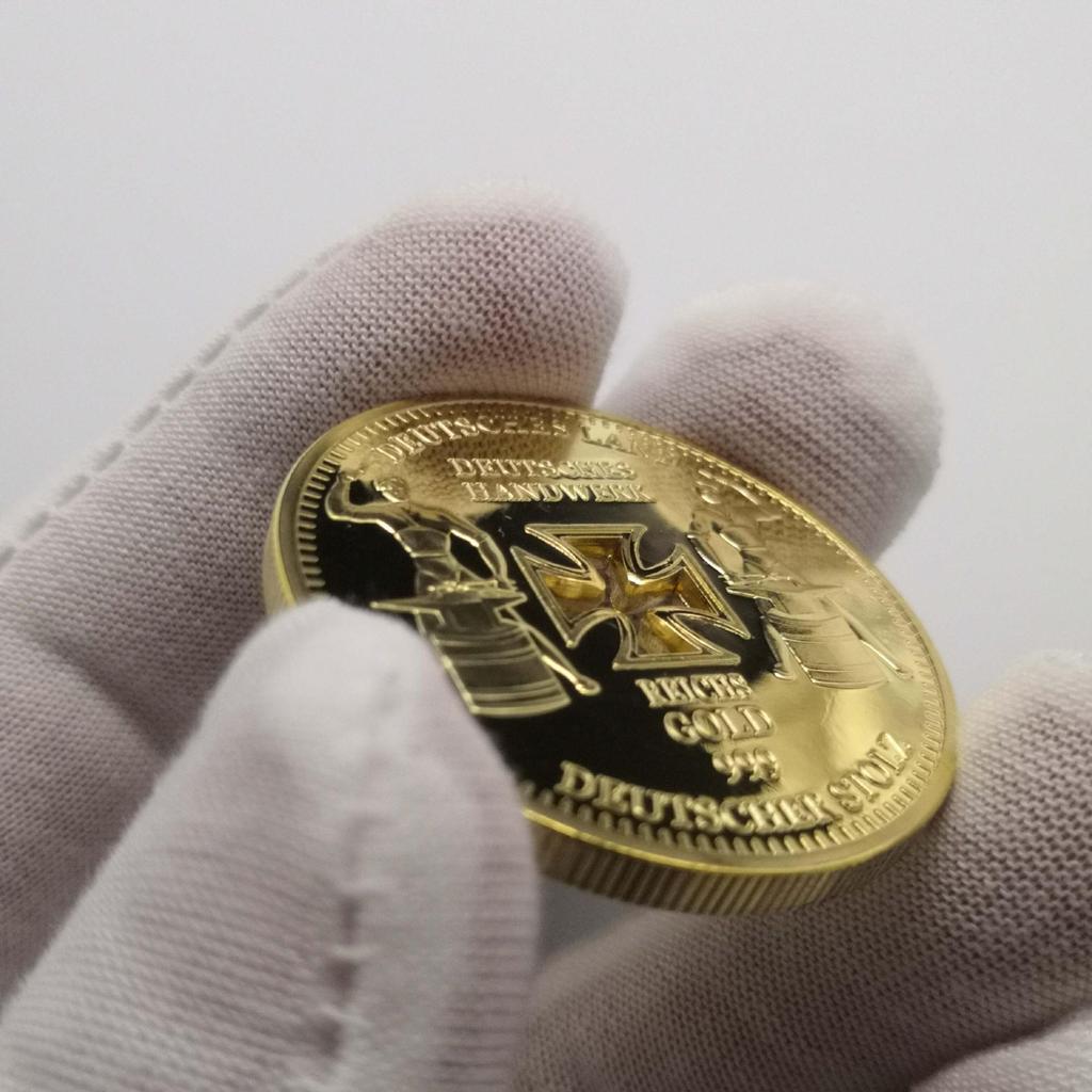 Полые памятные золотые монеты 1889 года, иностранная валюта, европейские монеты, медали, значки, металлические памятные медали