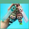 Large Labubu Sheep Keychain Adorable Pvc Soft Rubber Keyring American Style