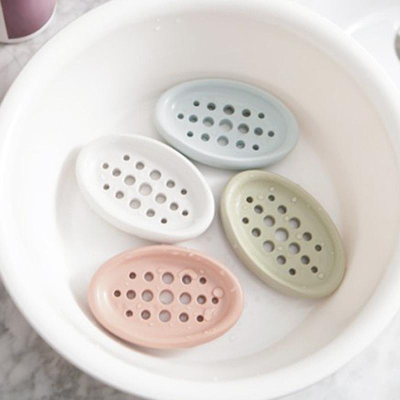 1шт силиконовый нескользящий держатель мыла мыльница ванная мыльницы сливная полка