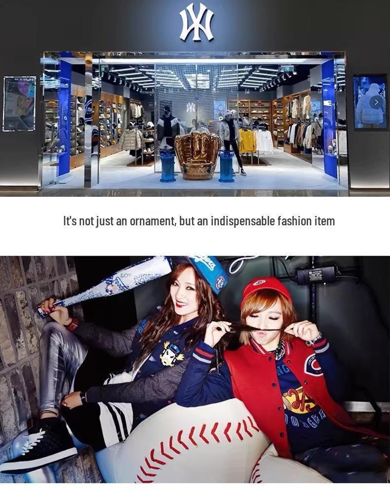 Унисекс японская рабочая одежда, пуховик с белым утиным пухом, коллаборация MLB & NY - Теплое, морозостойкое мужское пальто.