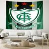 1PC Green Shield Emblem Design Printed Tapestry Room Decoration Wall Hanging for Living Room Bedroom, dormitory, Birthday and Christmas gifts