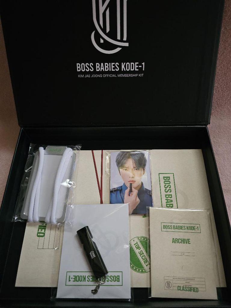 [USED] Jaejoong KODE-1 BOSS BABIES Membership Benefit Kit