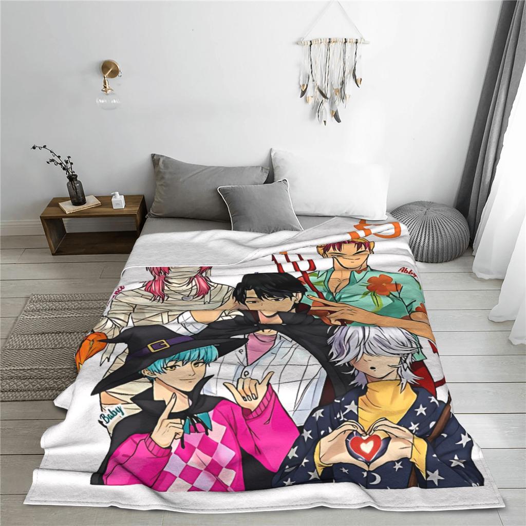 Saja Boys  Kpop Hunter Halloween Blankets Quality Soft Warm  Bedding Throws Autumn Girls Boys Couch Bed Street Trend Bedspread