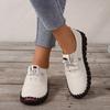 Fashion Women's Shoes 2022 Spring and Autumn New Soft-soled Hand-sewn Bag Shoes Large Size Casual Women's Slip-on Shoes