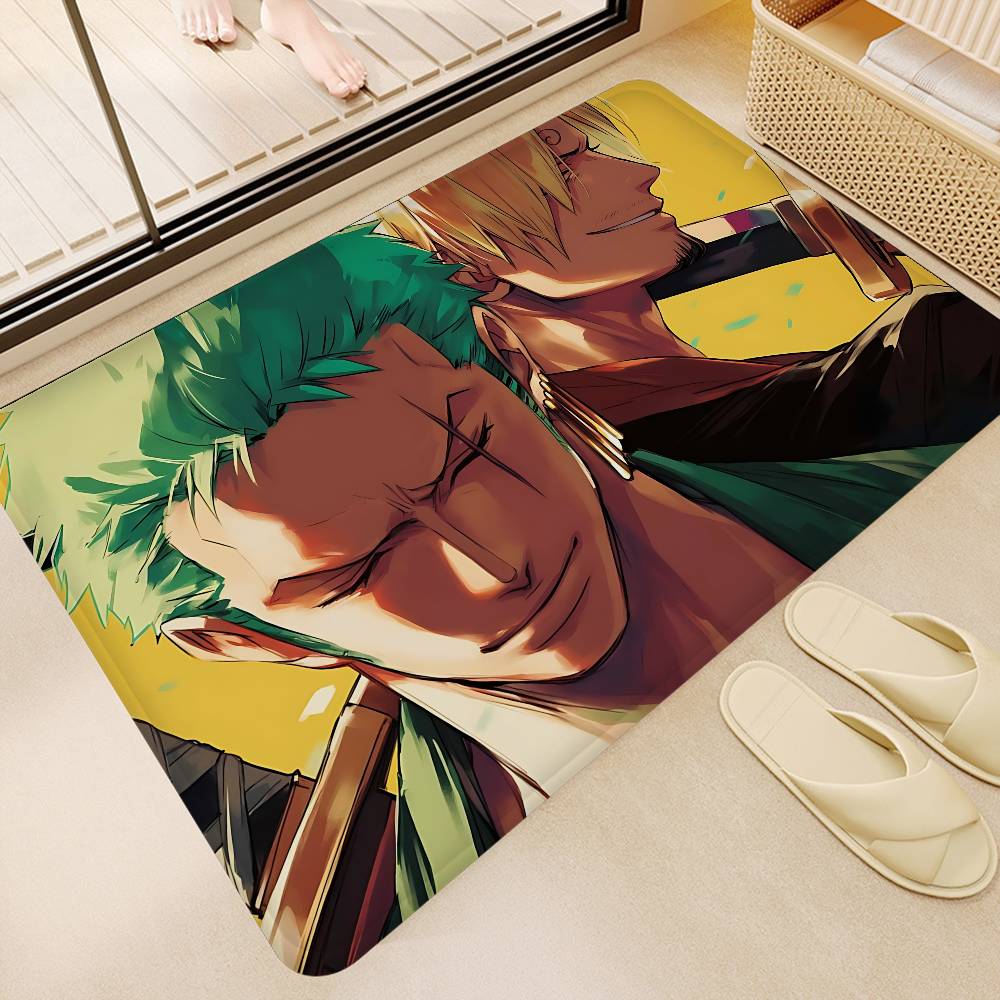 Shonen Anime O-One P-Piece Floor Mat Rectangle Anti-slip Home Soft Badmat Front Door Indoor Outdoor Mat Hotel Decor Mat