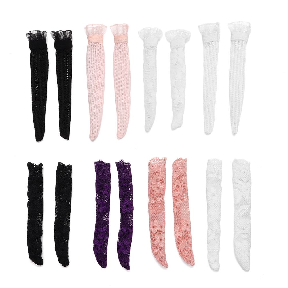 DIY Children Kids Girl Doll's Clothes Accessories Lace Socks Christmas Gift 1/6 Doll Stockings