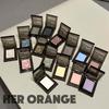 HERORANGE Палитра теней для век Smoky Sweet Cool: Сияющий и Матовый, Высокопигментированный для Осветления, Натуральный Вид, Доступная Косметика