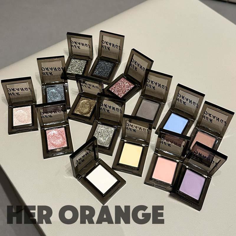 HERORANGE Палитра теней для век Smoky Sweet Cool: Сияющий и Матовый, Высокопигментированный для Осветления, Натуральный Вид, Доступная Косметика
