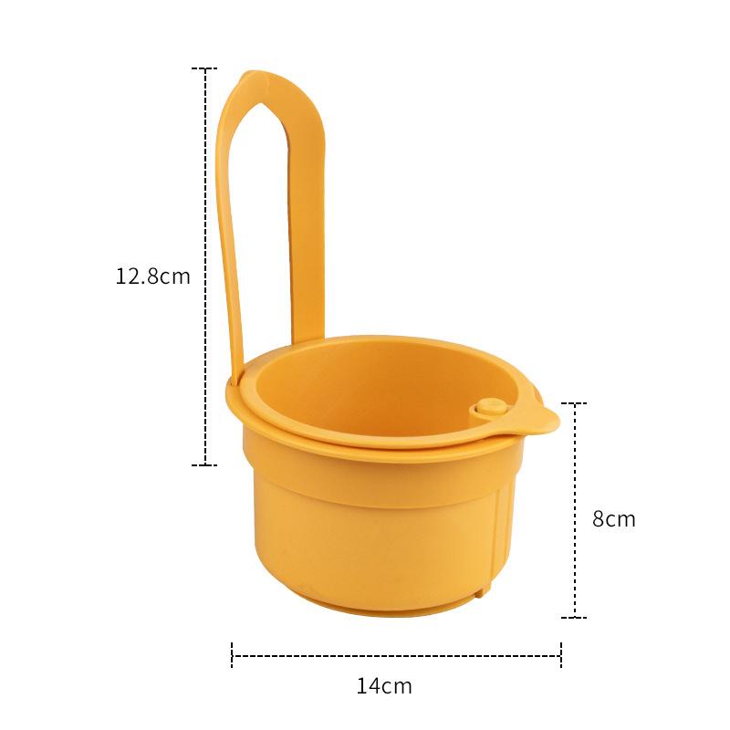 Creative Sink Hanging Plastic Strainer Basket Openable Bottom Cover Detachable Kitchen Garbage Filter Quickly Drain