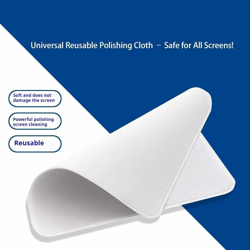 16*16см Универсальный инструмент для чистки экрана телефона, часов, планшета, монитора и дисплея, микрофибровое полотенце от царапин, многоразовая полировочная ткань