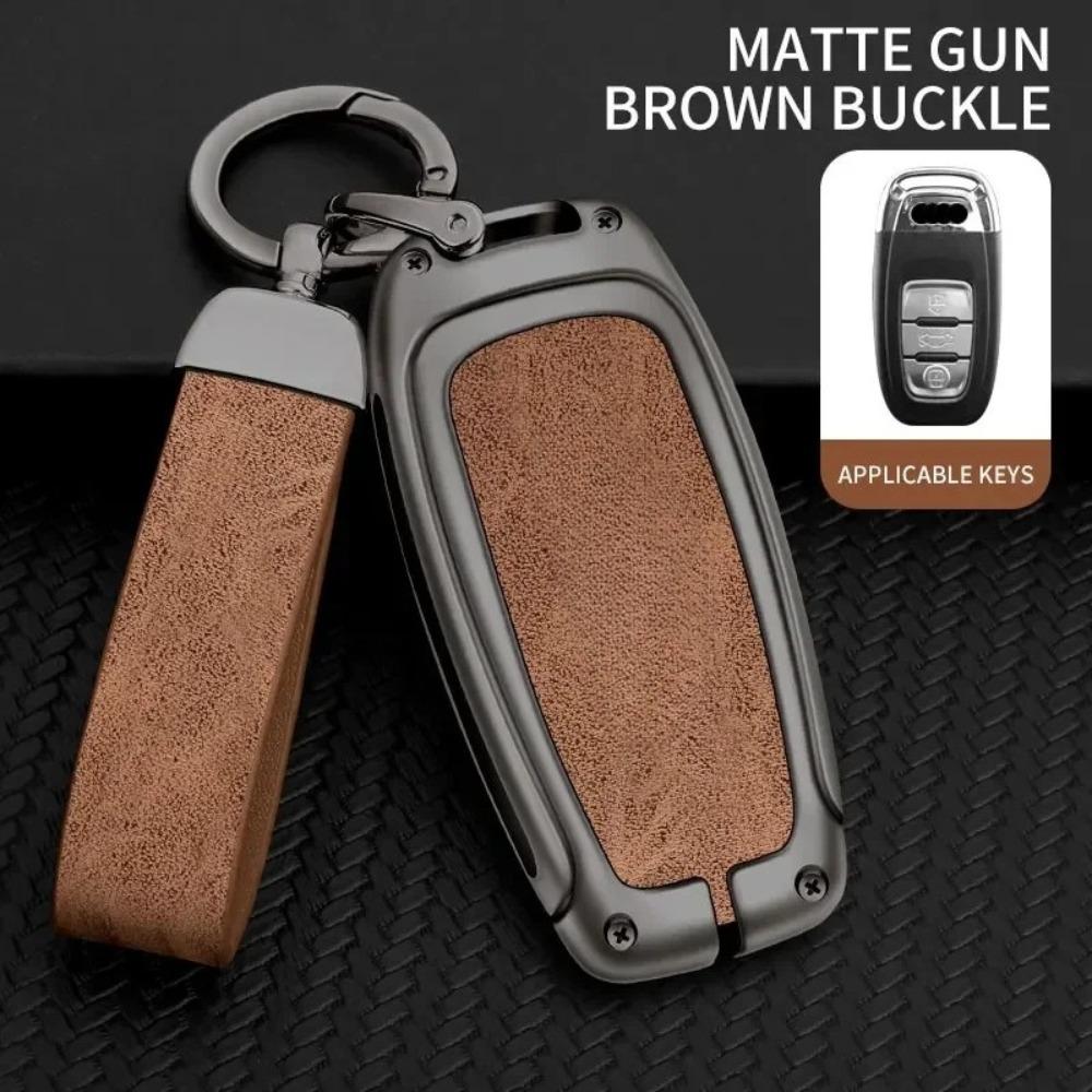 Suitable for Q5 2017 2016 2015 2013 2012 2011 2010 Zinc Alloy Car Key Case High-end Car Key Set Accessories