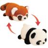 Adorable Realistic Panda Plush Toy Cuddly Reversible Raccoon Stuffed Animal