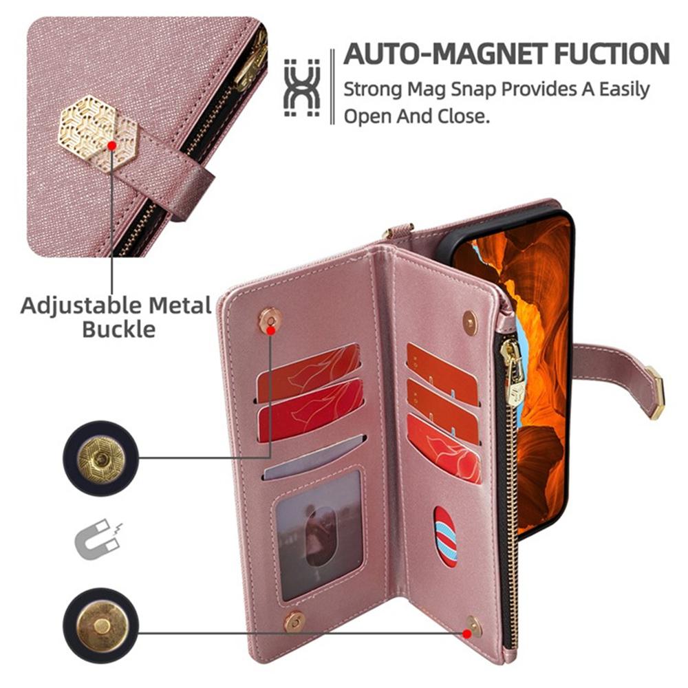 Чехол для OnePlus Nord 5 5G/Ace 5 Ultra 5G, текстура крест, ПУ кожа + ТПУ, чехол-кошелек для телефона с ремешком