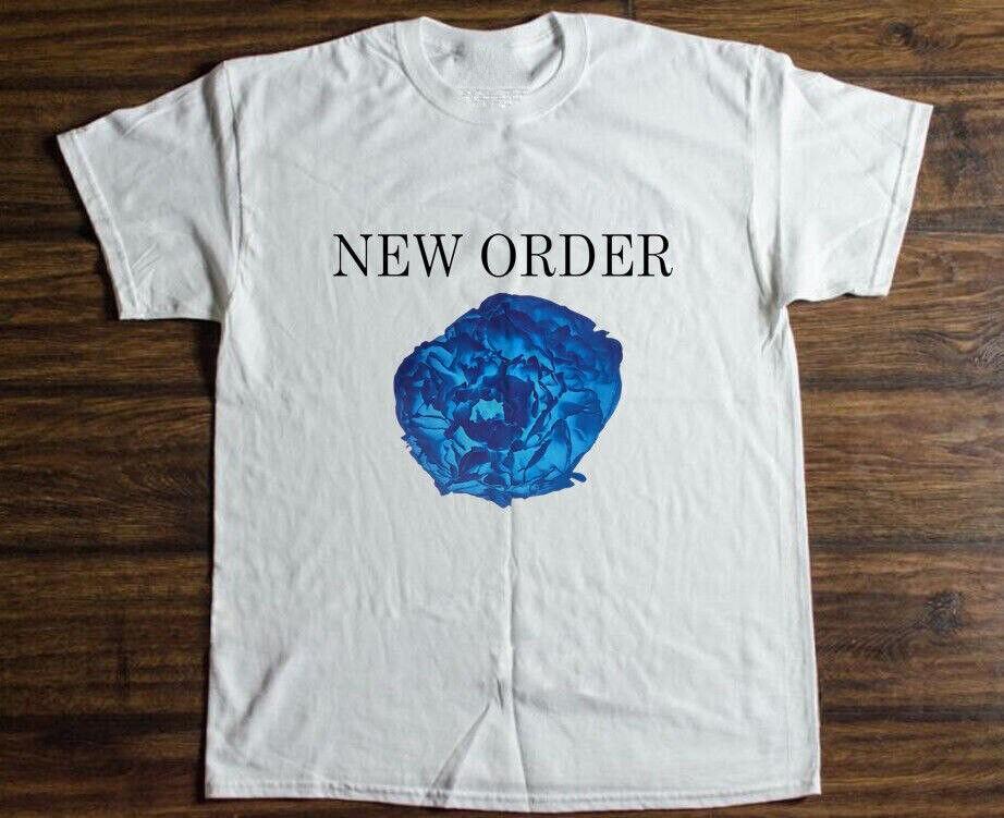 Ретро Substence New Order Футболка Группы Белая Мужская Унисекс Классическая S-5XL 1H0236 Унисекс Футболка