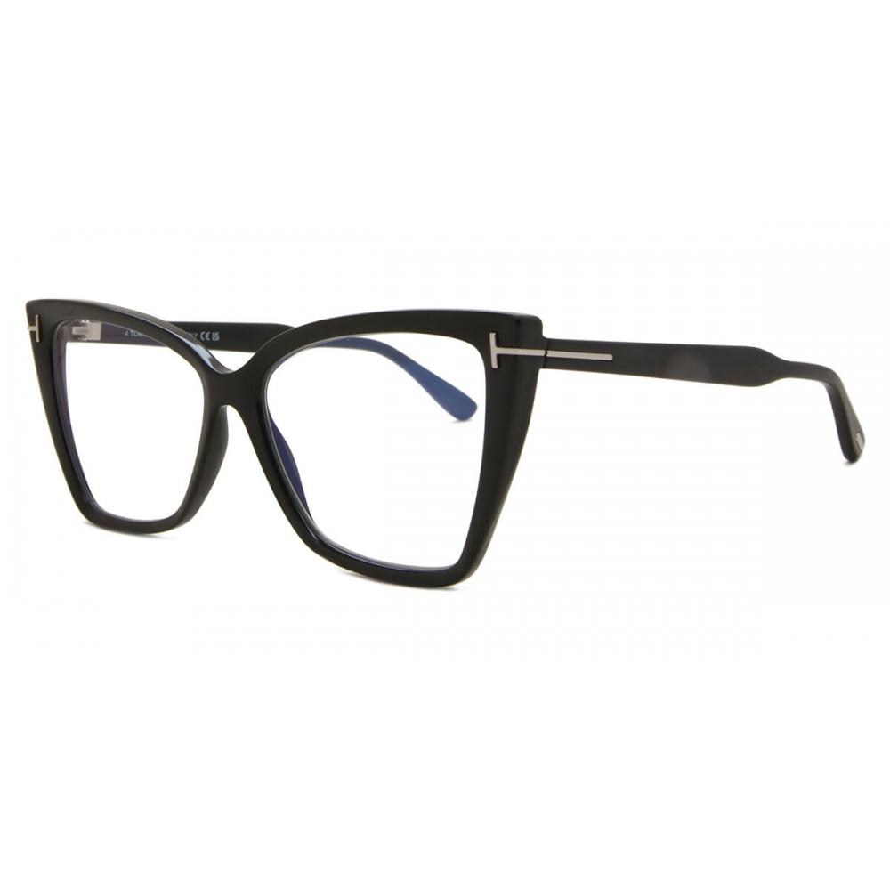 Tom Ford Ft5844 B Blue Light Block 001 Women Eyeglasses