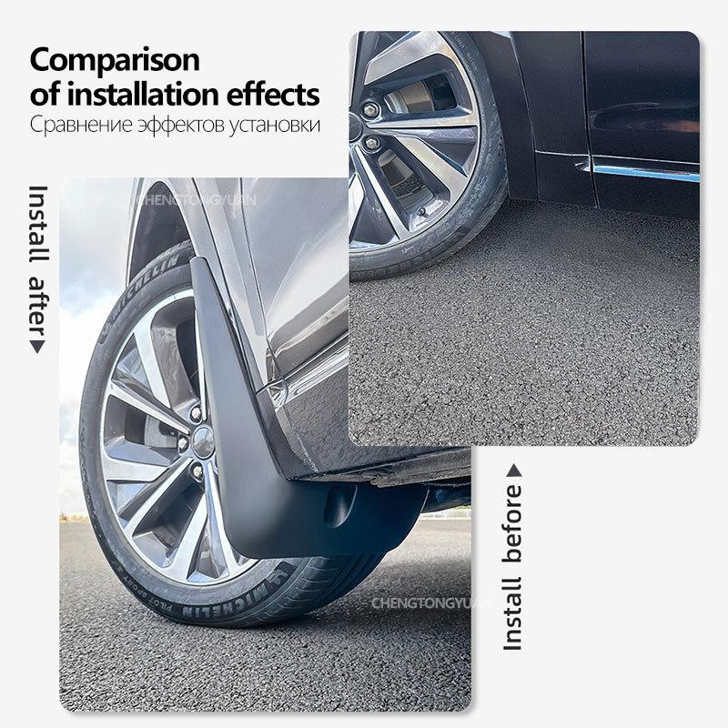 Mud Flaps Splash Guards For Nissan X-TRAIL T32 T33 MK3 2014- Front Rear 4PCS Fender Car Accessories