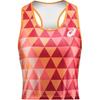 U-Neck Geometric Pattern Sleeveless Top Women Tops Orange 2012C713-800