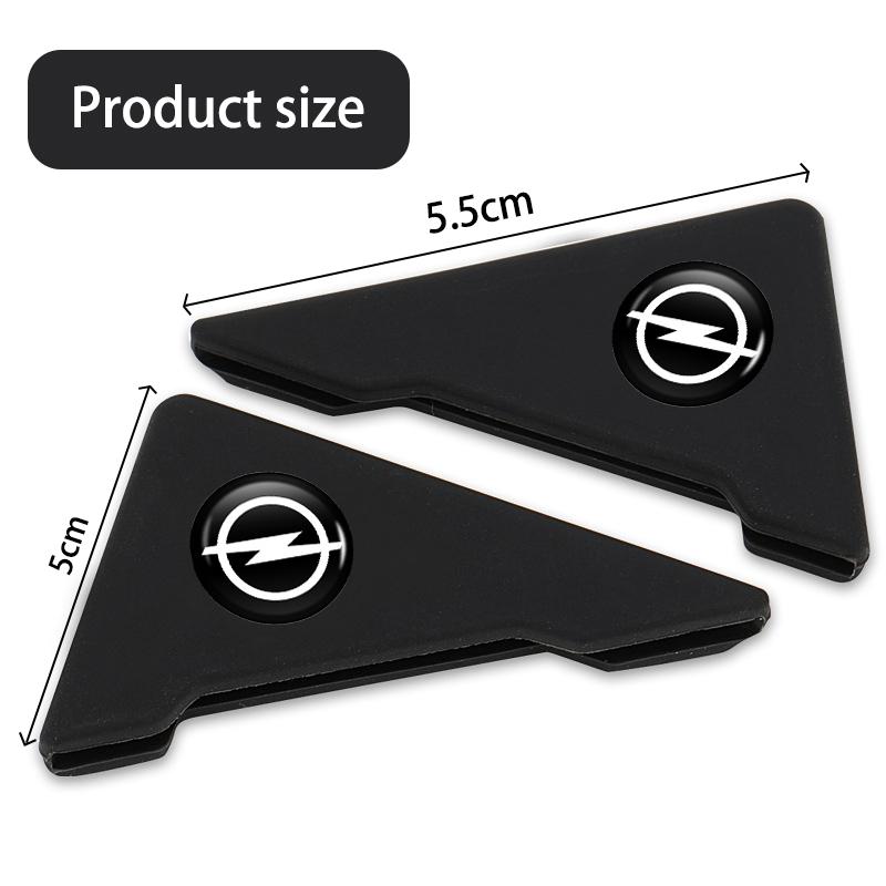 AAAYS1 2Pcs Car Door Corner Anti-Collision Strip Silicone Guard For Opel Vectra Zafira Meriva Mokka Grandland Vivaro Antara