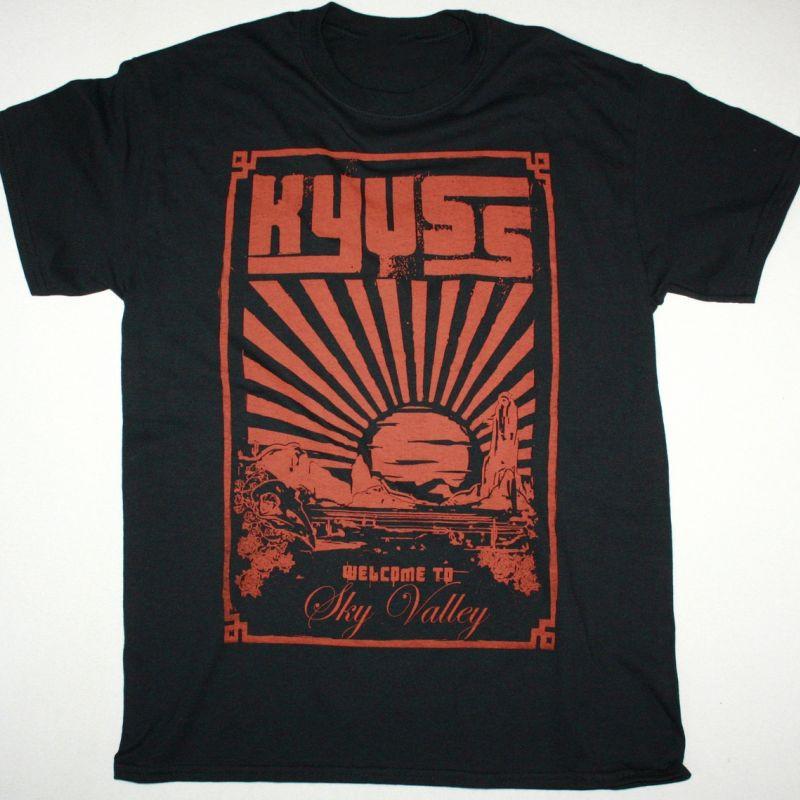 KYUSS WELCOME TO SKY VALLEY Short Sleeve Black All Size Shirt AL09 Unisex T-Shirt