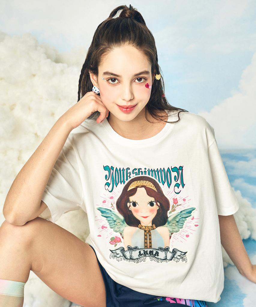 Футболка Yugsimwon Ангел F Луна