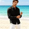 Men's Four-Way Stretch Shirt for Spring and Summer Casual Wear