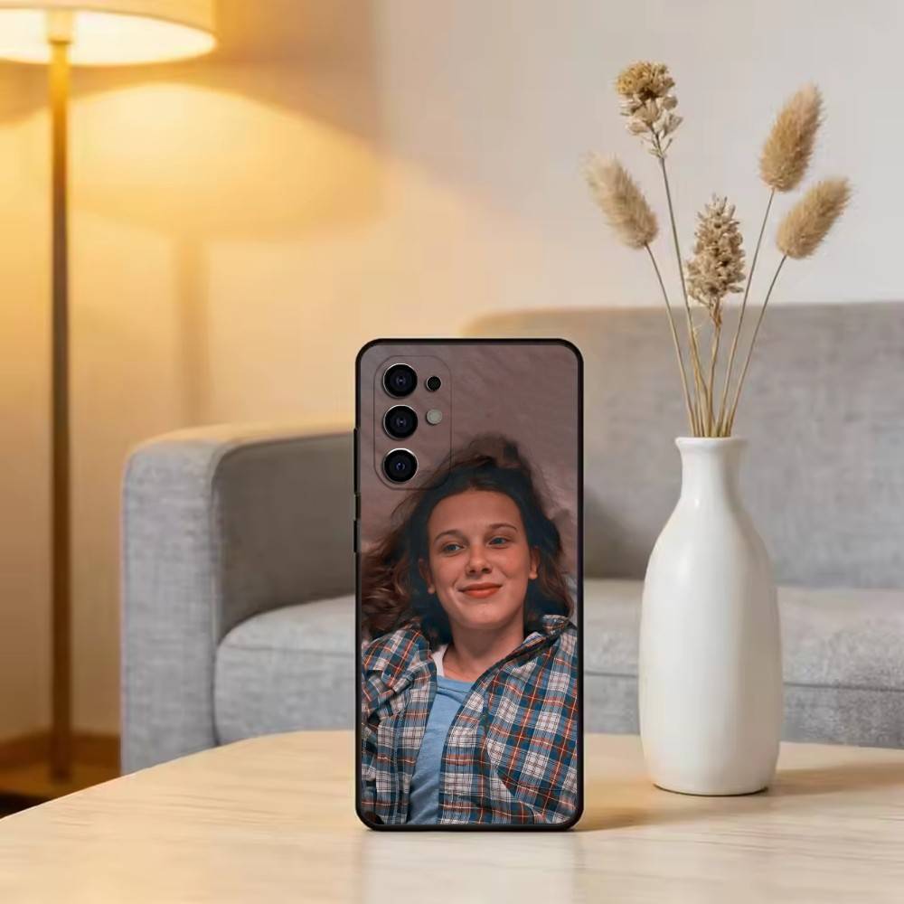 M-Millie B-Brown Actor Phone Case For Samsung S25,S24,S21,S22,S23,S30,Ultra,S20,Plus,Fe,Soft Silicone Black Cover