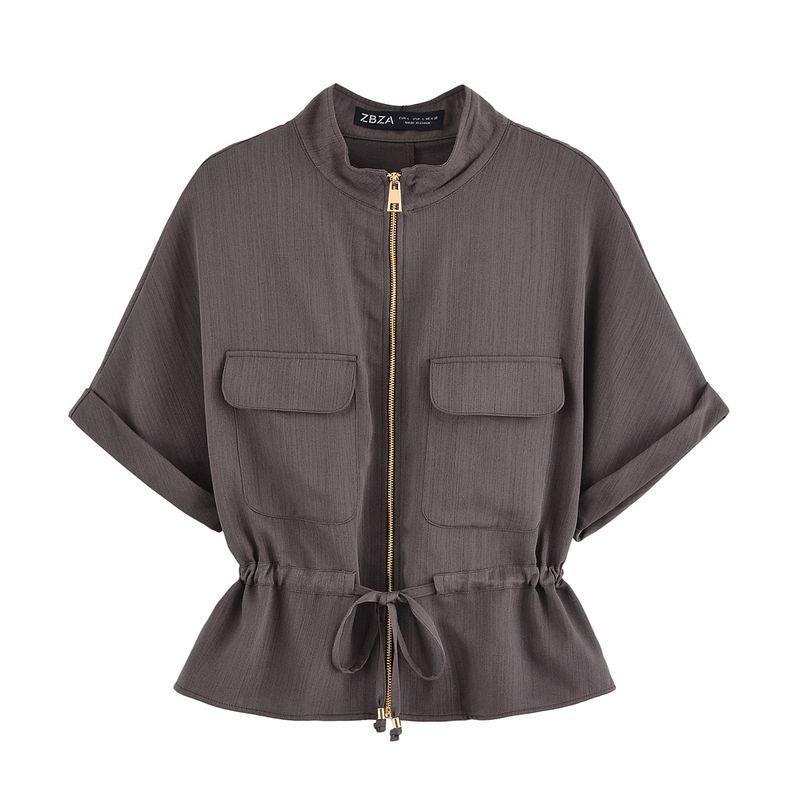 Kaslead New Arrival Women's Fashion Style Short Sleeve Hunting Shirt Casual Pants 3666062 3666064