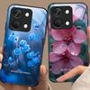 Элемент Синий Цветок Для OnePlus Nord 3 5 6T 7 Pro 8 12 10T Reno8 Lite 5G 10R Nord N30 Чехол Закаленное Стекло Чехол для Телефона Черный