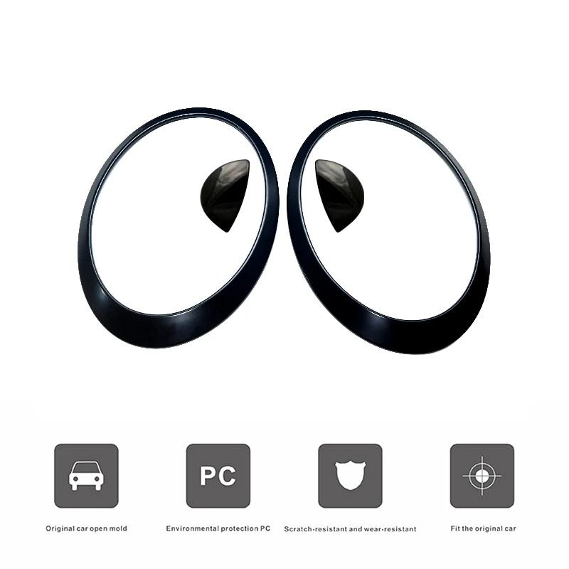 For MINI Cooper/S/ONE R55 R56 R57 R58 R59 (2nd Gen) Black Headlight Surround car accessories sticker