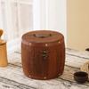 Портативный деревянный бочонок-канистра Высококачественная антикварная мини-коробка для хранения Кухонное хранение