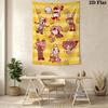 Digital Circus Whimsical Adventure Tapestry Background Cloth Fashion Print Work Of Art Home Decor Atmospheric Background Cloth
