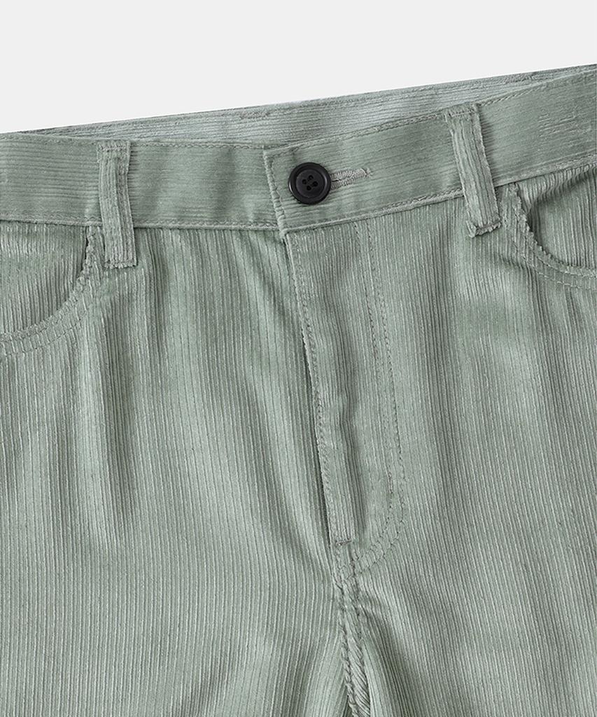 NOIRER FOR WOMAN Tencel-Ribbed Wide Pants (Pale Green)