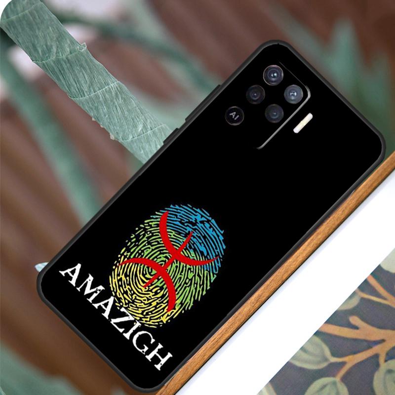Берберский флаг амазиг для OPPO A17 A16 A15 A79 A58 A78 A98 A74 A94 A77 A5 A9 A96 A76 A52 A72 A53S A54S A57S чехол