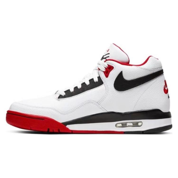 Nike Flight Legacy Высокие винтажные баскетбольные кроссовки Унисекс Красный Белый Черный BQ4212-100(Team168-)