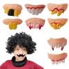 Toys Party Tooth Decay Zombie Incisors Toothy Fake Teeth Halloween Decor Prop Halloween Dentures