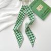 Green Is White And Tender, Long And Small Silk Scarves, Women'S Thin And Narrow Streamers, Tied Hair, Tied Bags, Decorative Souvenir Ribbons