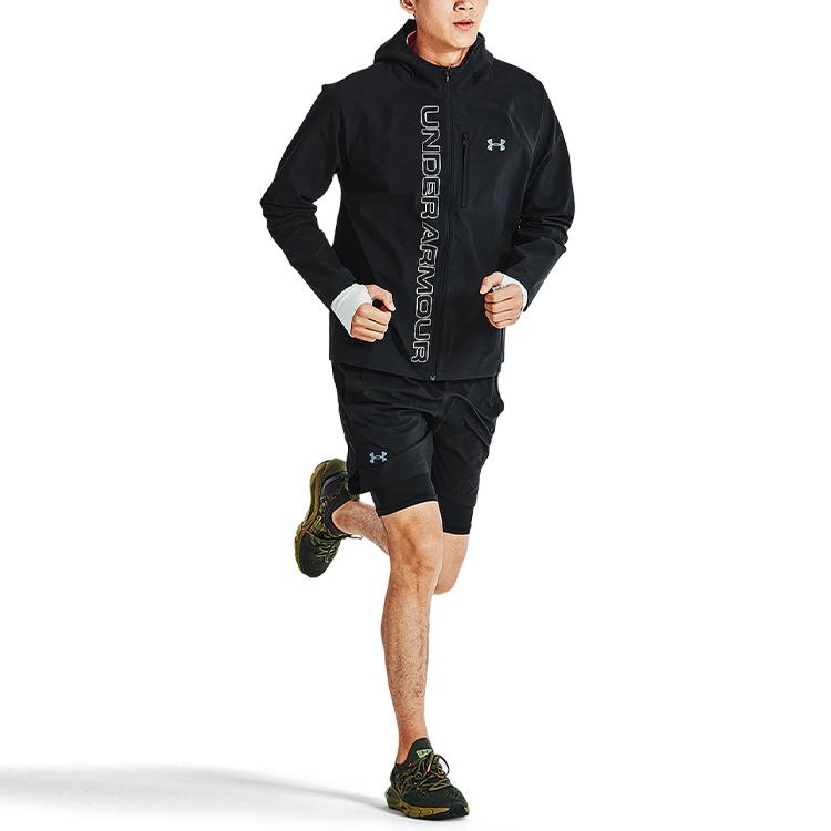 Under Armour Запуск Спортивные шорты Мужские Черные 1361497-001